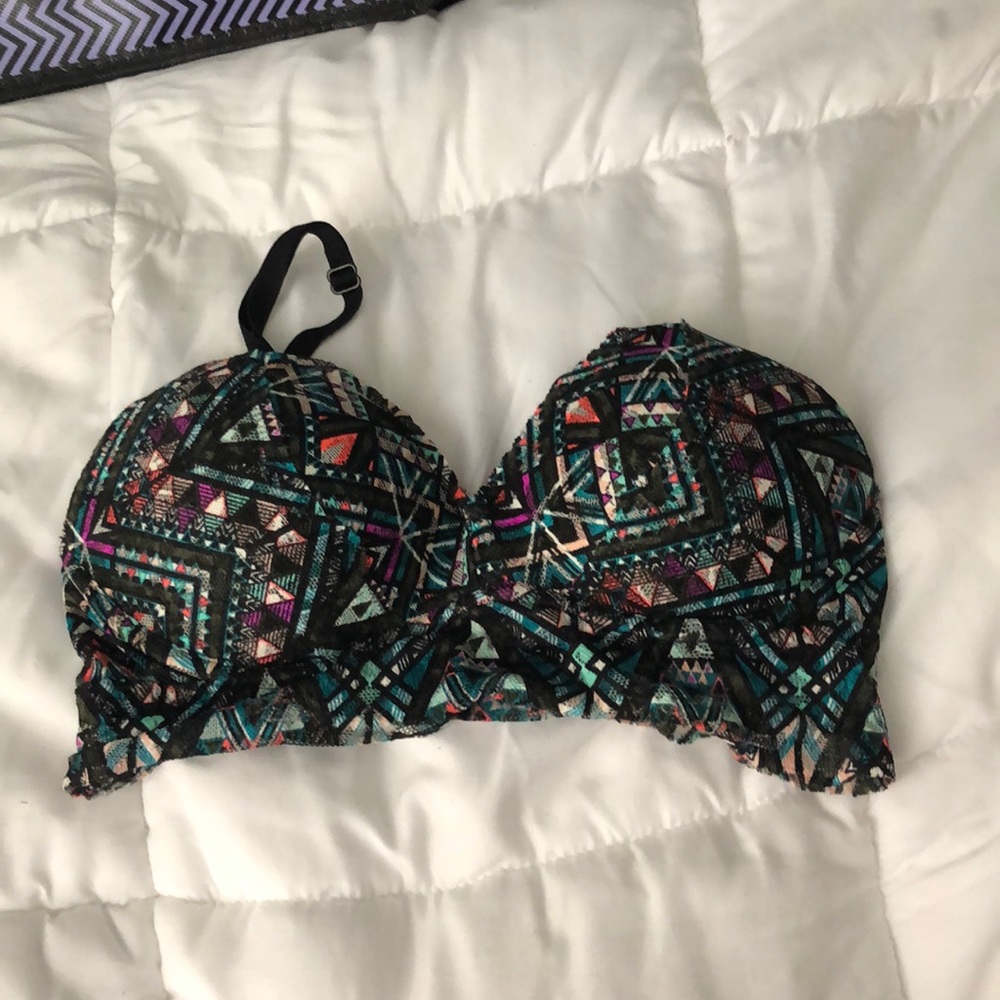 pink padded bralette